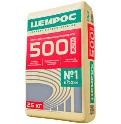Цемент М500 25кг ЗАО Цемросс.(евроцем)