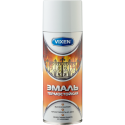 Эмаль термостойкая VIXEN серебристая аэрозоль(VX-53000) до +600С