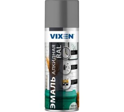 Эмаль ун серая (аэрозоль)RAL7040 520мл VIXEN                                             .