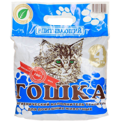 Наполнитель для лотка впитывающий "Гошка"4л