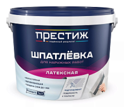Шпатлевка латексная Престиж  белая 14кг